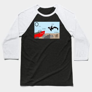 o is for ocean Baseball T-Shirt